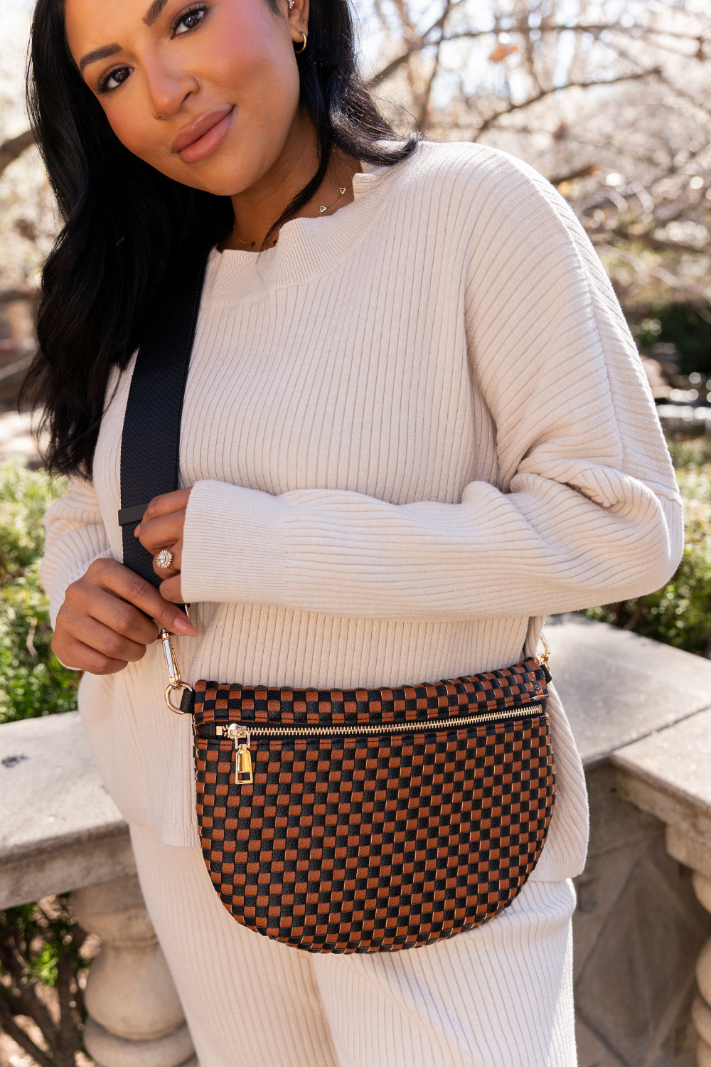 Camden Woven Crossbody