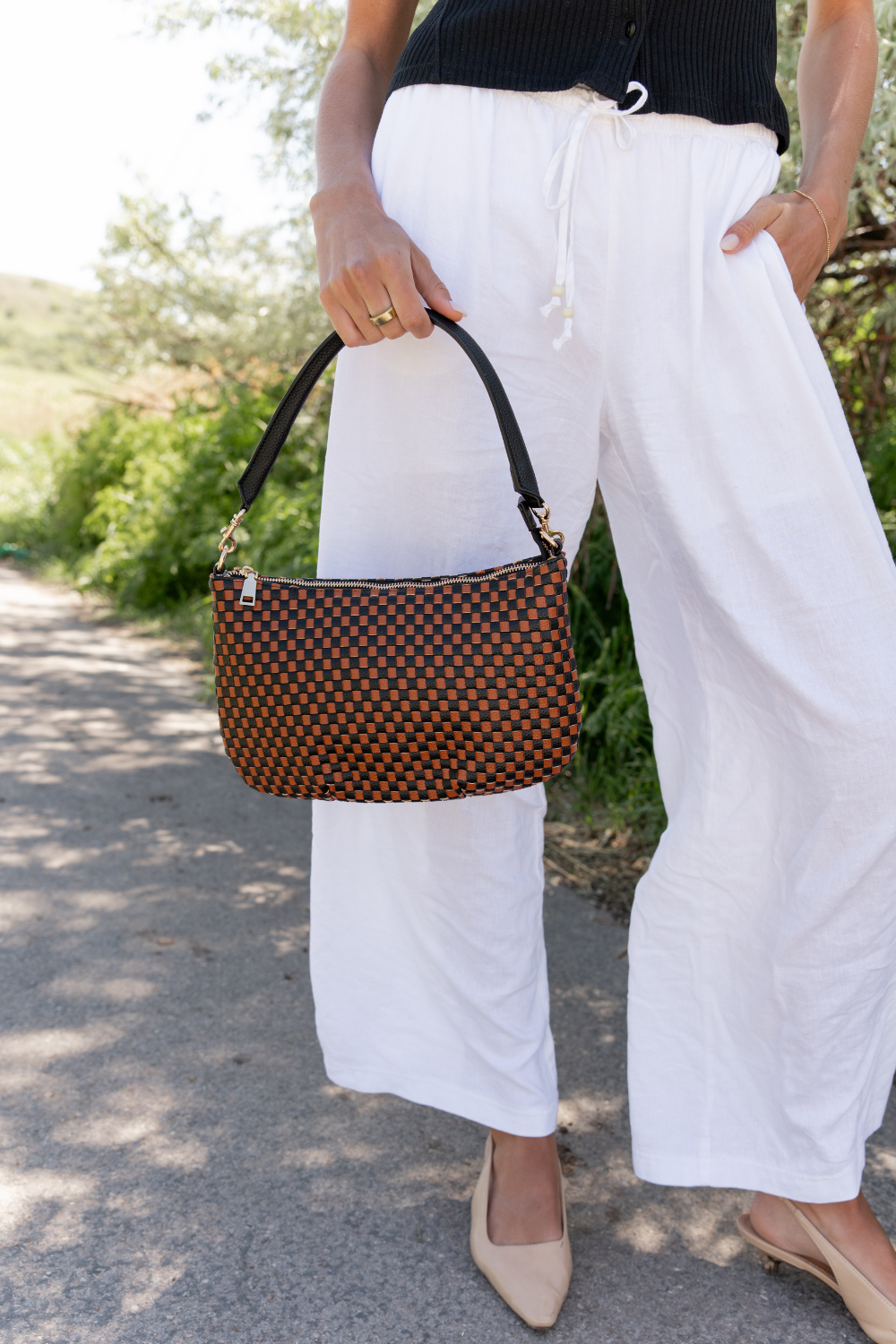 Lennon Woven Convertible Crossbody