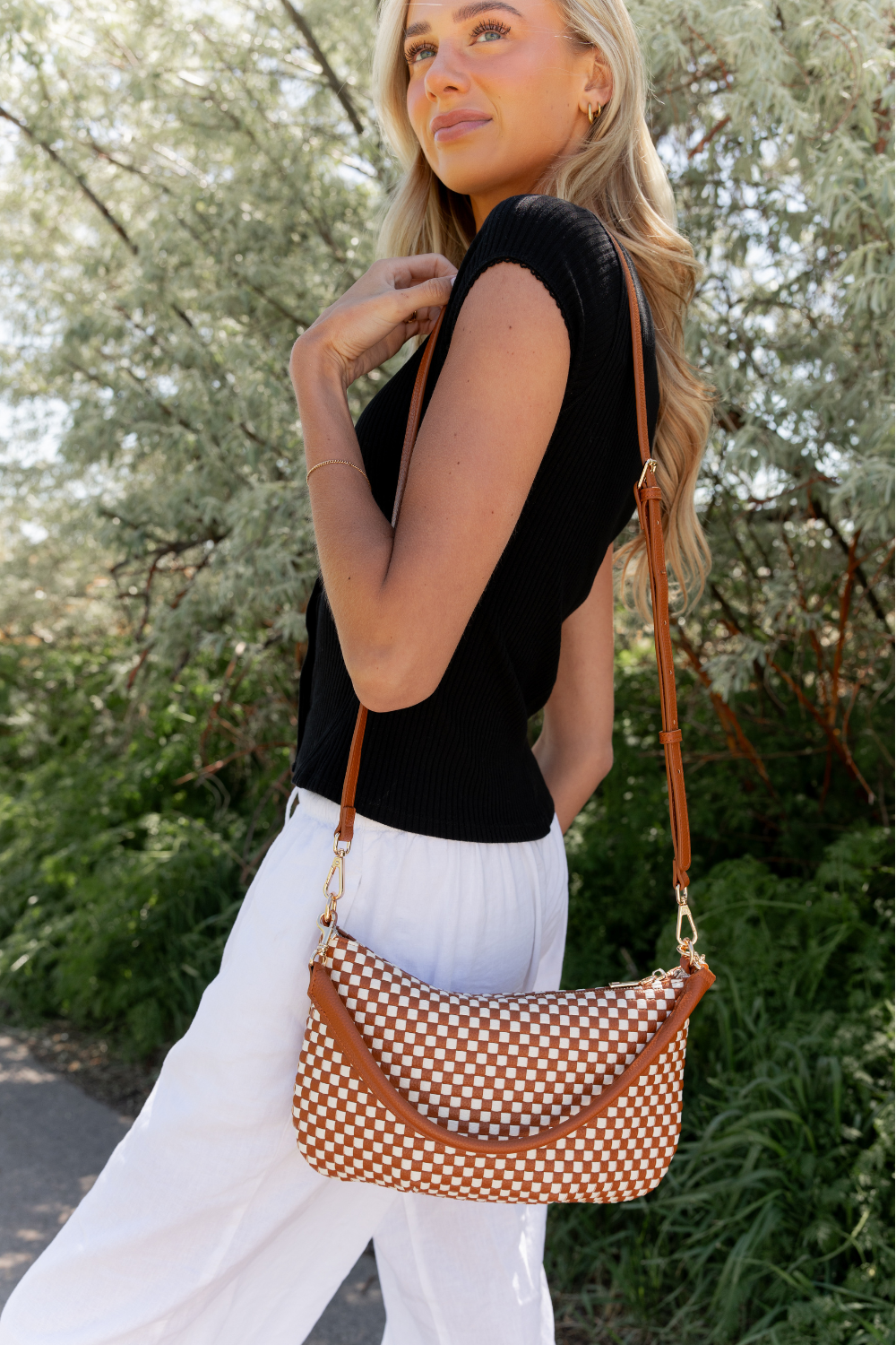 Lennon Woven Convertible Crossbody