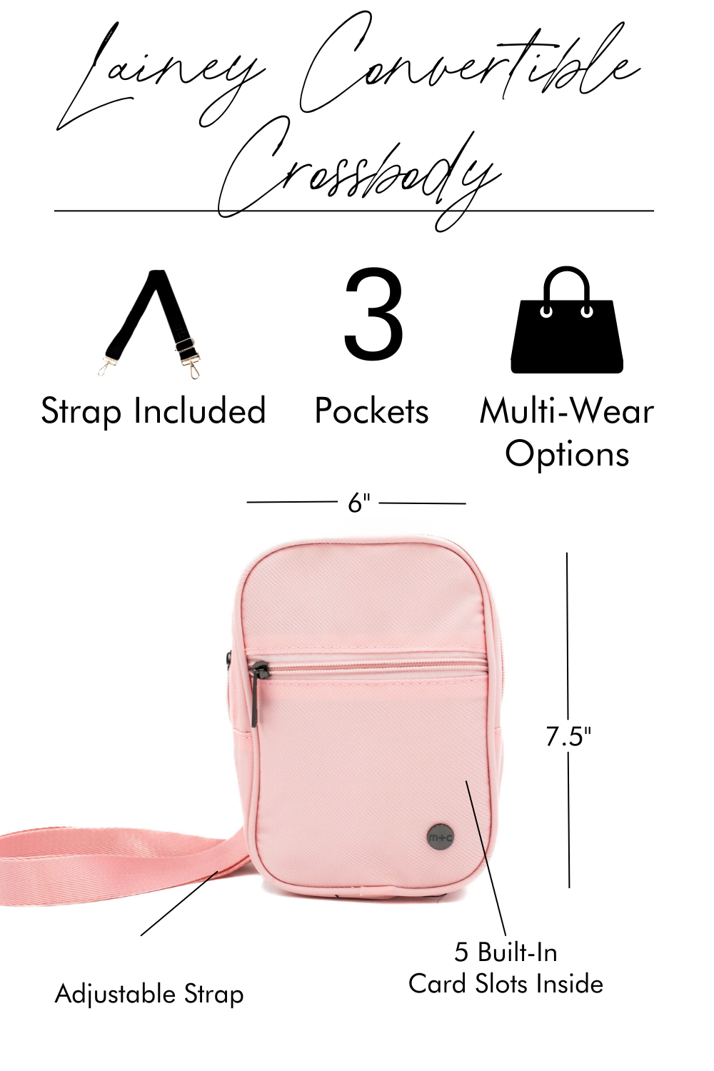 Lainey Convertible Crossbody - Final Sale