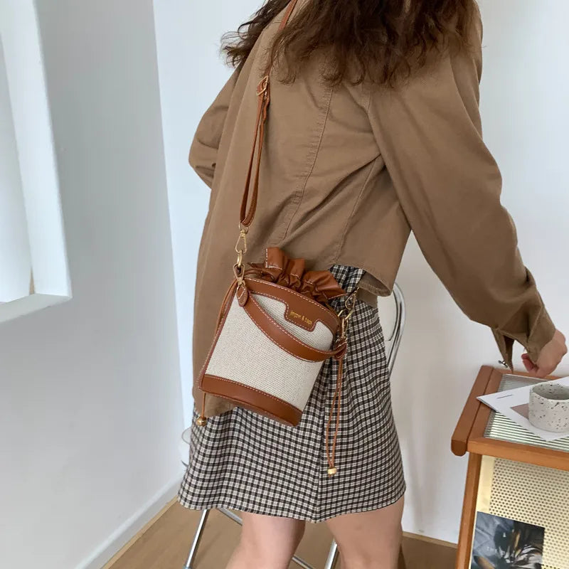 women's medium all seasons pu leather streetwear shoulder bag