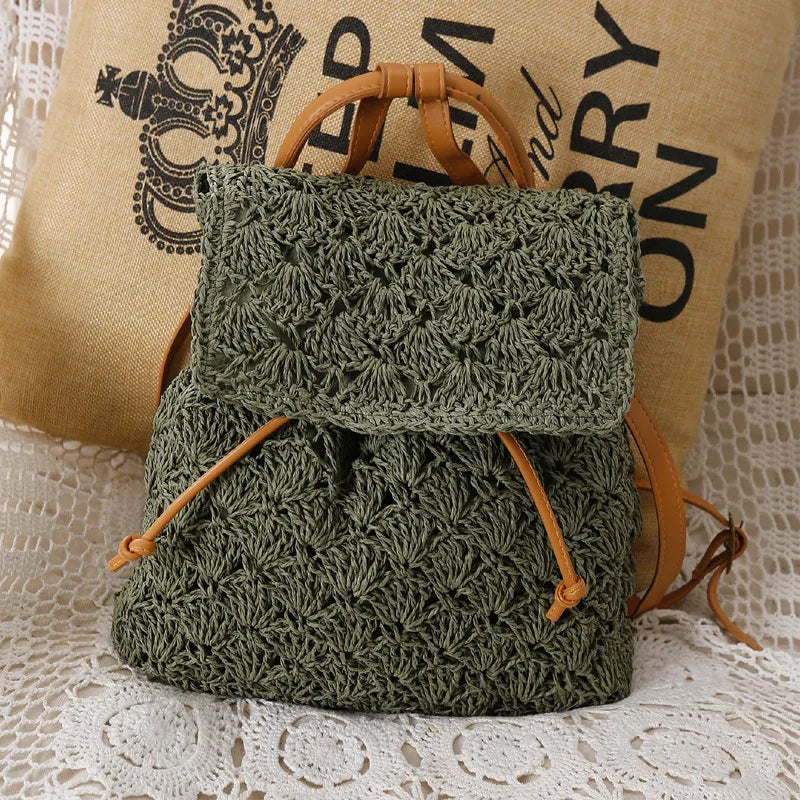 A generation of summer new shoulder bag Mori women's seaside beach holiday straw bag leisure bag