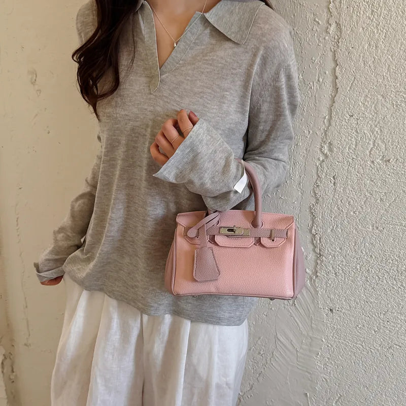 PU Leather Handbag for Adults, Stylish and Durable, Suitable for All Seasons