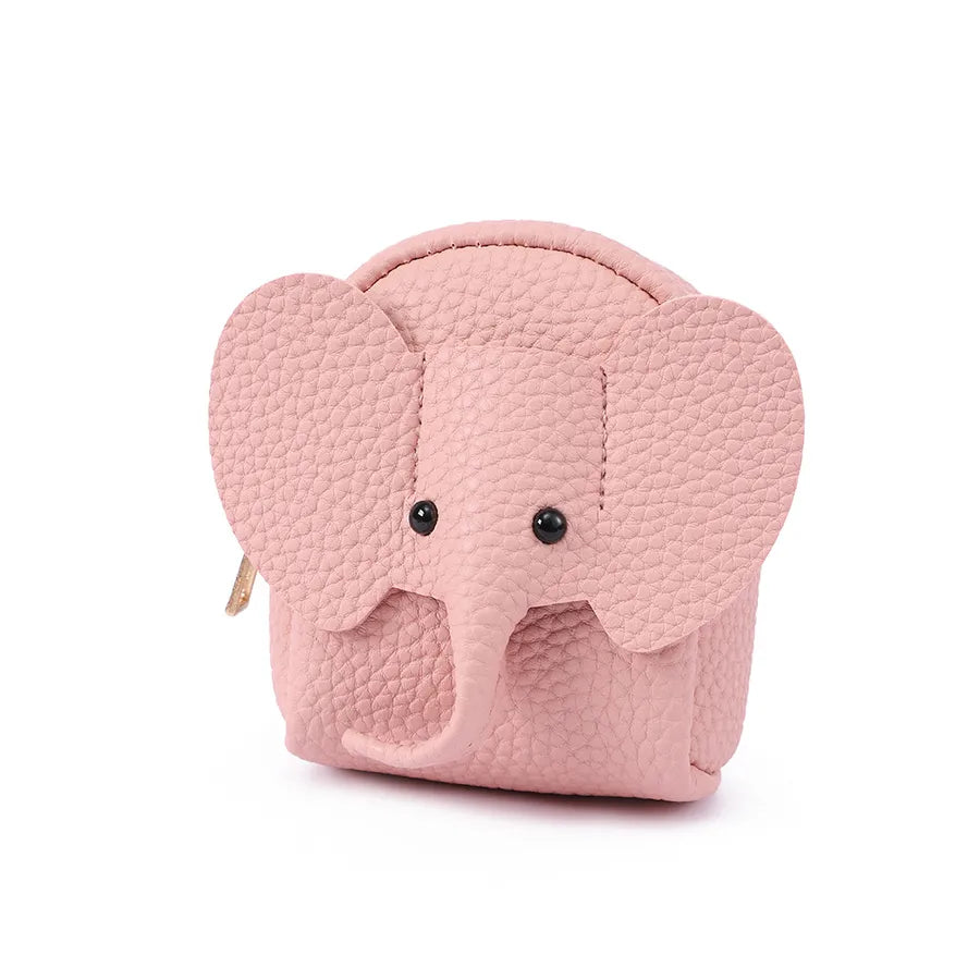 Cute baby elephant mini coin purse creative cartoon portable storage earphone bag high creative small wallet factory wholesale