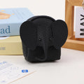 Cute baby elephant mini coin purse creative cartoon portable storage earphone bag high creative small wallet factory wholesale