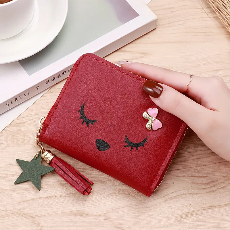 Unisex Animal Pu Leather Side Zipper Coin Purses