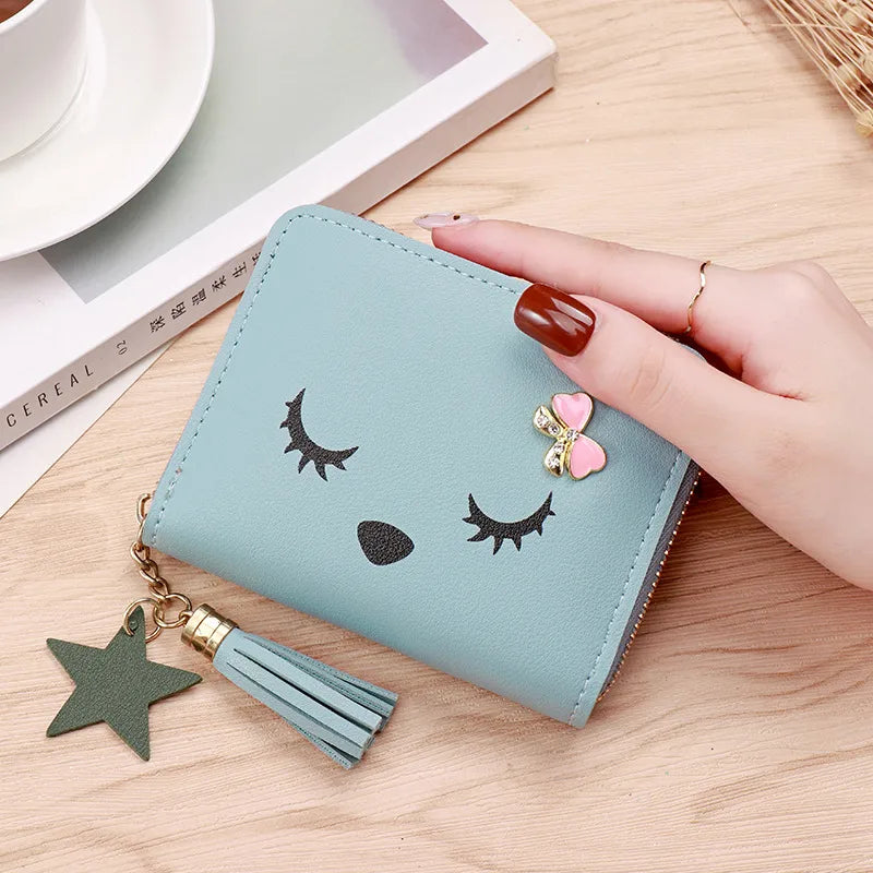 Unisex Animal Pu Leather Side Zipper Coin Purses