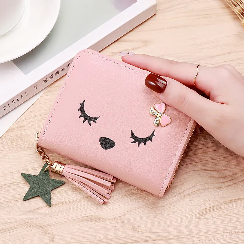 Unisex Animal Pu Leather Side Zipper Coin Purses