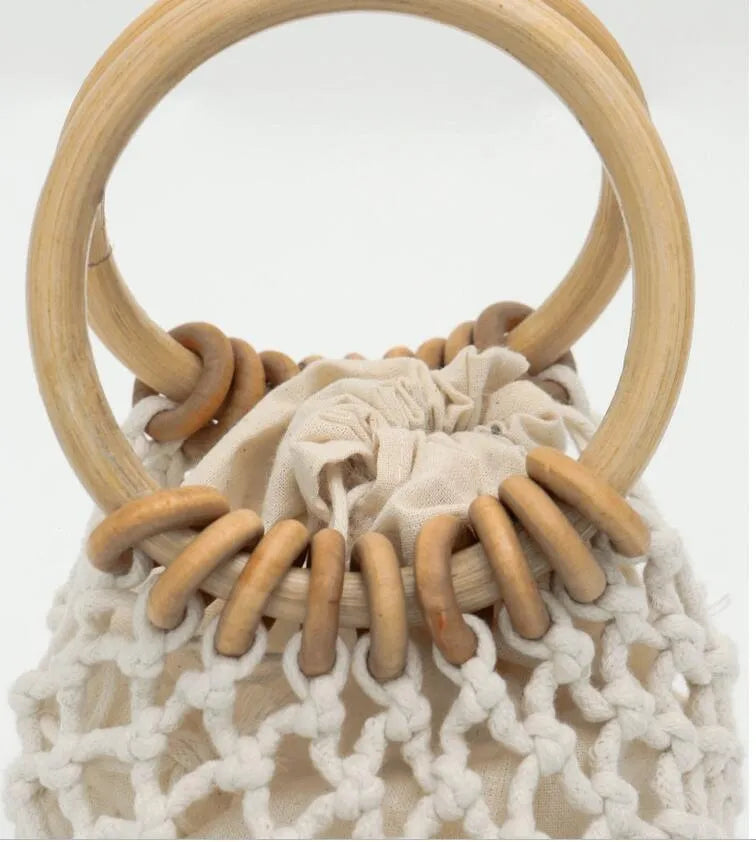 women's mini summer straw vacation handbag